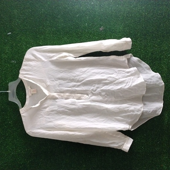 Sundance sheer button down blouse - Picture 1 of 4